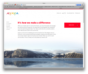 Ayaya Website